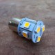 LED 6V BA 15 S gelb