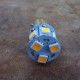 LED 6V BA 15 S yellow/amber