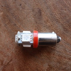 LED 6V BA9S rojo luz de control EXTRA