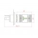 LED 6V 24/48W socalo P 45 T (Bilux) CLASSIC