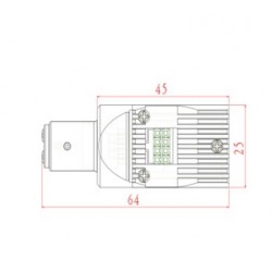 LED 6V 24/48W socalo BA 15 D CLASSIC