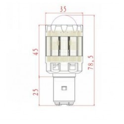 Projektor Laser LED 12V 4000 Lumen Sockel BA 20 D