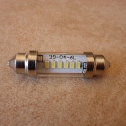 LED 6V Soffitte 39 mm weiss